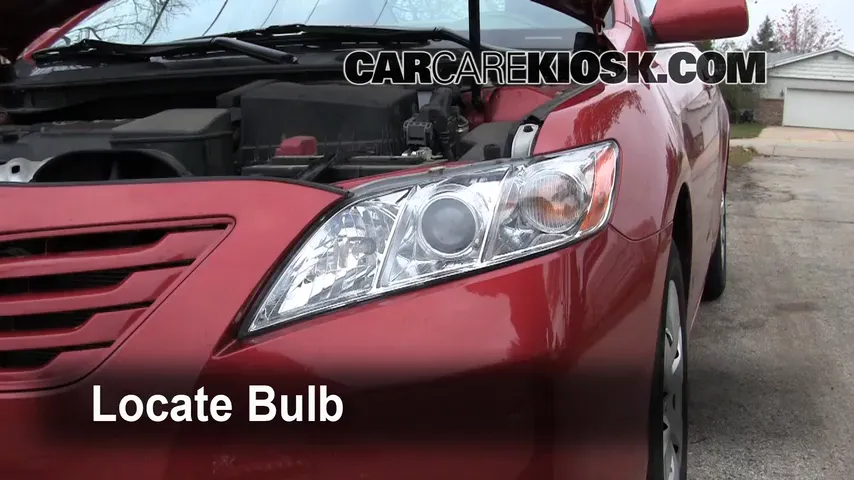 2008 Toyota Camry LE 2.4L 4 Cyl. Lights Highbeam (replace bulb)
